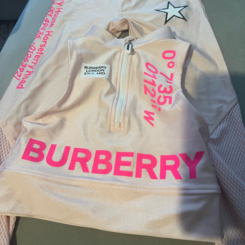 Burberry girls size 8 outfit
